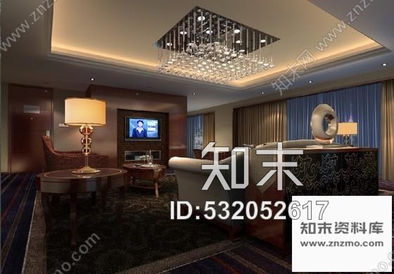 施工图安徽混搭时尚酒店VIP套房装修图含效果cad施工图下载【ID:532052617】