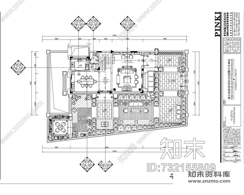 刘卫军金茂·佛山绿岛湖项目示范区别墅样板房丨效果图+CAD施工图+官方摄影cad施工图下载【ID:732155809】