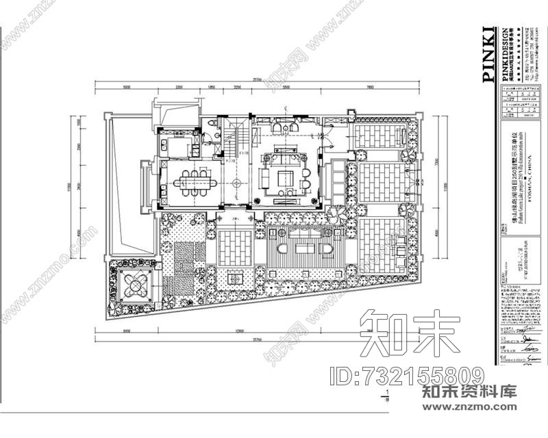 刘卫军金茂·佛山绿岛湖项目示范区别墅样板房丨效果图+CAD施工图+官方摄影cad施工图下载【ID:732155809】