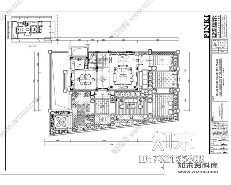 刘卫军金茂·佛山绿岛湖项目示范区别墅样板房丨效果图+CAD施工图+官方摄影cad施工图下载【ID:732155809】