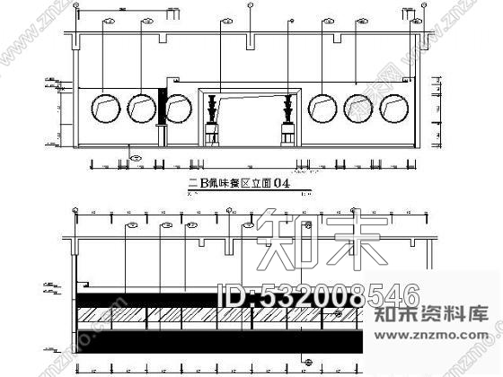 施工图260平米风味餐厅施工图cad施工图下载【ID:532008546】
