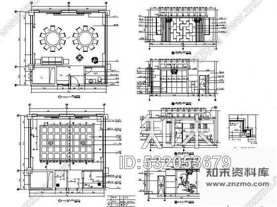 施工图无锡某特色酒店装饰施工图cad施工图下载【ID:532053679】