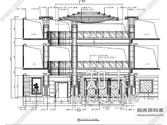 施工图南昌某大型桑拿浴会所装修图(含效果)cad施工图下载【ID:632114090】
