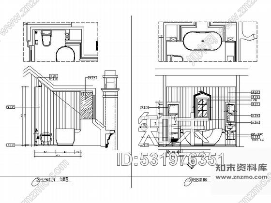 施工图江苏高档现代风格三层别墅室内装修施工图含水电高清实景图推荐！施工图下载【ID:531976351】