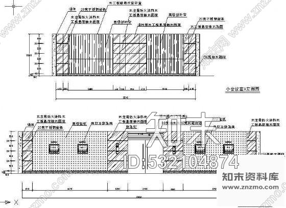 施工图会议室装饰图cad施工图下载【ID:532104874】