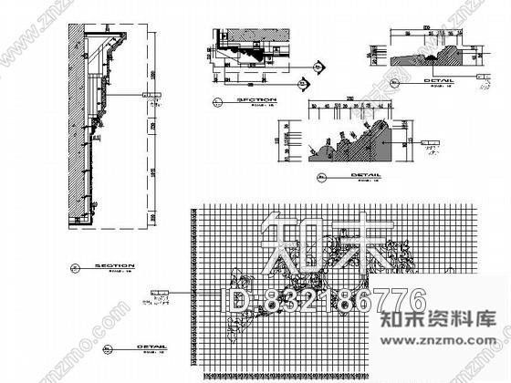 图块/节点咖啡厅走廊详图CAD下载cad施工图下载【ID:832186776】