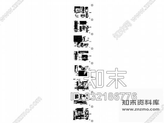 图块/节点咖啡厅走廊详图CAD下载cad施工图下载【ID:832186776】