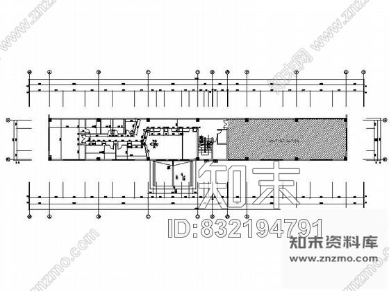 图块/节点三层办公楼室内装修平面图施工图下载【ID:832194791】