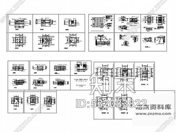 施工图会议综合楼室内装修施工图cad施工图下载【ID:532083822】