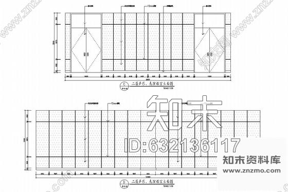 施工图杭州市中心核心地带重点惠民工程文化中心装修图含实景图cad施工图下载【ID:632136117】