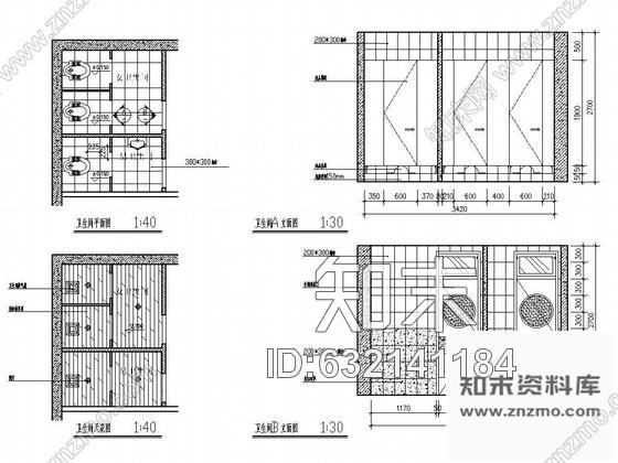 施工图宜宾某医院二门诊部装修图cad施工图下载【ID:632141184】