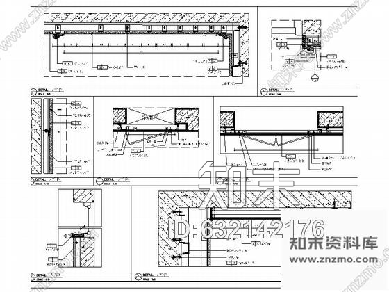 施工图福州知名房地产开发商设计公共空间室内施工图cad施工图下载【ID:632142176】