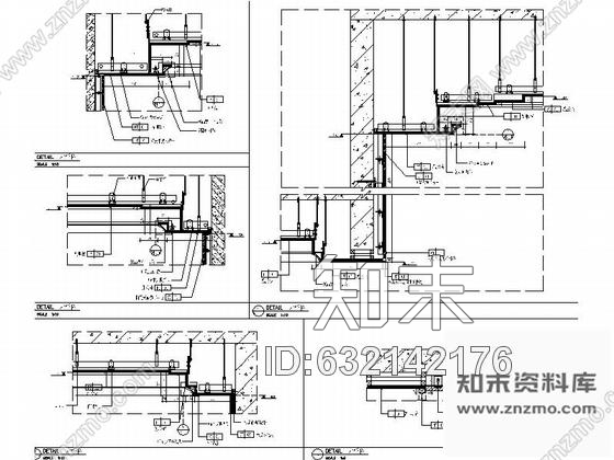 施工图福州知名房地产开发商设计公共空间室内施工图cad施工图下载【ID:632142176】