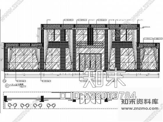 施工图河南新新花园洋房区典雅欧式风格售楼处装修施工图含效果施工图下载【ID:532069784】