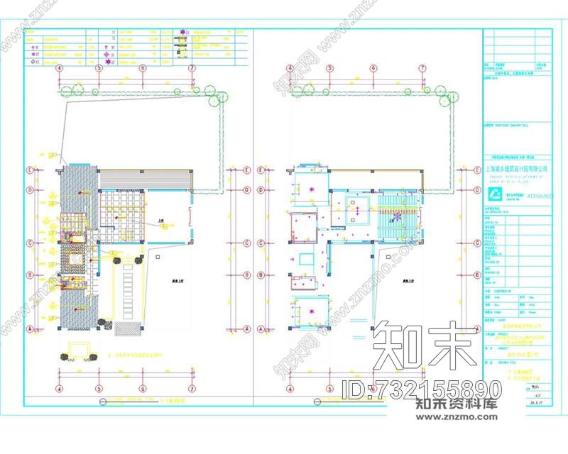 葛亚曦--上海绿地启东项目180A户型cad施工图下载【ID:732155890】