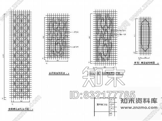 图块/节点时尚美容美发会所装饰造型大样图cad施工图下载【ID:832177785】