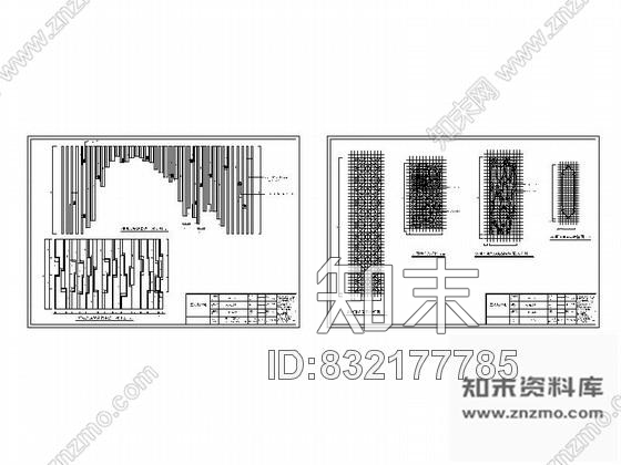 图块/节点时尚美容美发会所装饰造型大样图cad施工图下载【ID:832177785】