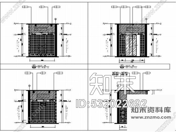 施工图福建独资企业五星级高档酒店装修CAD施工图含效果cad施工图下载【ID:532022692】
