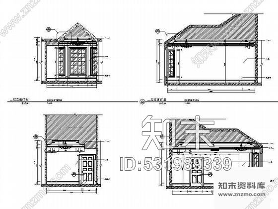 施工图北京豪华欧式二层别墅E02型装修图cad施工图下载【ID:531989339】