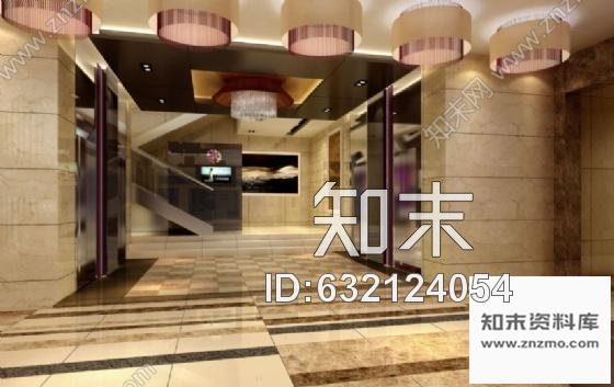 施工图湖北某时尚KTV会所局部室内装修图含效果cad施工图下载【ID:632124054】