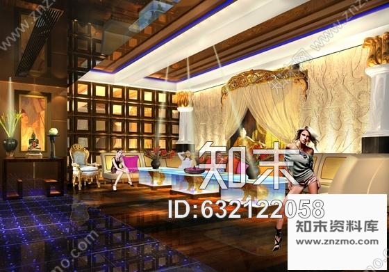 施工图厦门豪华皇家夜总会施工图含效果cad施工图下载【ID:632122058】