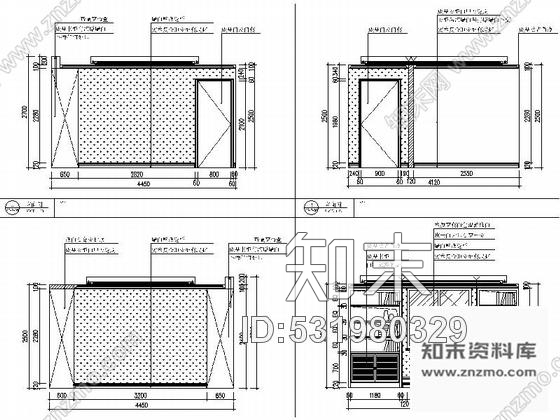 施工图河北花园洋房简欧风格三层别墅室内装修施工图含方案cad施工图下载【ID:531980329】