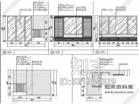 施工图河北花园洋房简欧风格三层别墅室内装修施工图含方案cad施工图下载【ID:531980329】