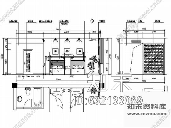 施工图浙江三层网球中心室内装修CAD施工图含效果cad施工图下载【ID:632133089】
