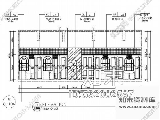 施工图新疆充满韵律感的情调西餐厅CAD施工图含实景照片cad施工图下载【ID:532002587】