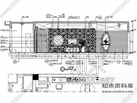 施工图天津某酒店豪华无障碍B型客房装修图cad施工图下载【ID:532052667】