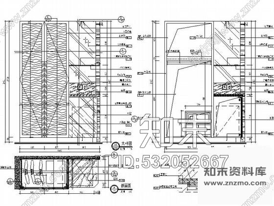 施工图天津某酒店豪华无障碍B型客房装修图cad施工图下载【ID:532052667】