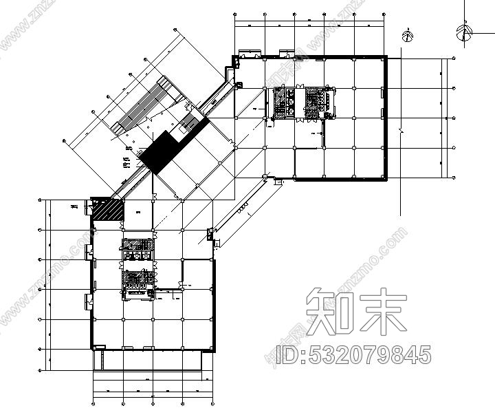 世邦机器科技集团办公空间设计施工图附效果图cad施工图下载【ID:532079845】