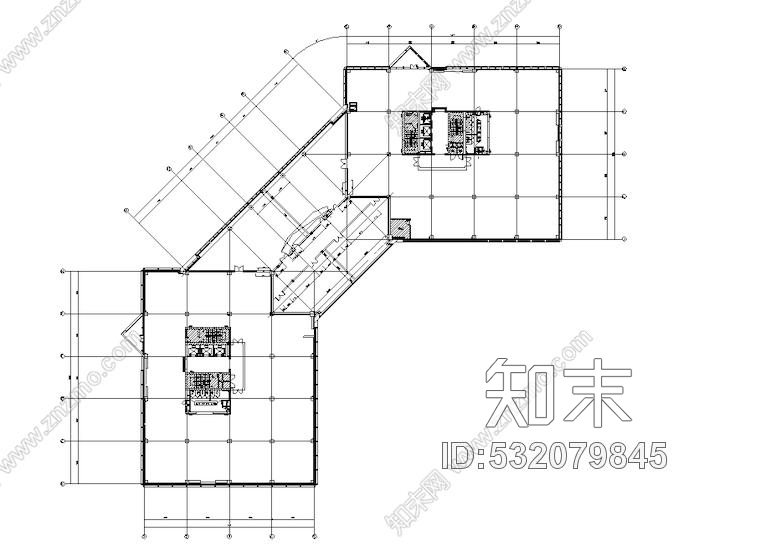 世邦机器科技集团办公空间设计施工图附效果图cad施工图下载【ID:532079845】