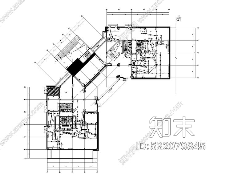 世邦机器科技集团办公空间设计施工图附效果图cad施工图下载【ID:532079845】