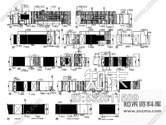 施工图香港某酒店日本餐厅室内装修图含实景cad施工图下载【ID:532011509】