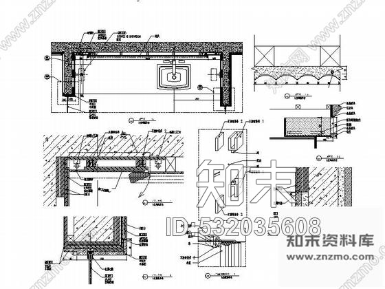 施工图浙江五星级商务酒店双人房装修施工图含效果cad施工图下载【ID:532035608】