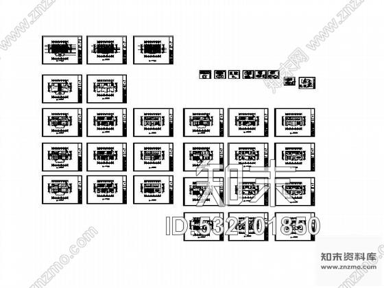 施工图某纺织业办公楼装修图cad施工图下载【ID:532101850】