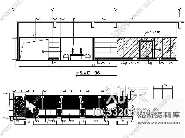 施工图涉外商务酒店大堂施工图cad施工图下载【ID:532056618】