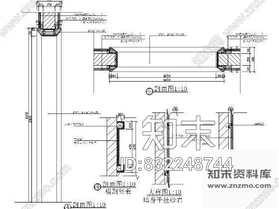 图块/节点豪华别墅入口装修详图cad施工图下载【ID:832248744】