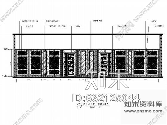 施工图山西高档酒店KTV公共部分装修施工图cad施工图下载【ID:632125044】