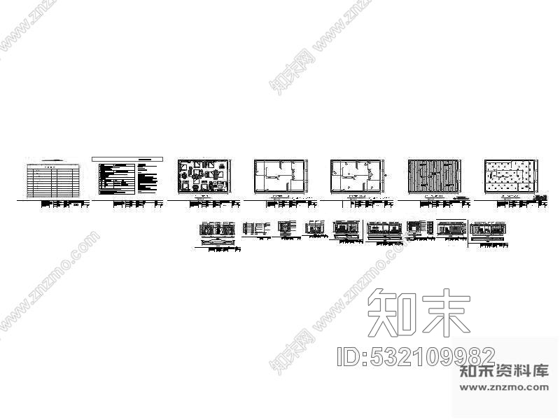 施工图某家私专卖店装修图cad施工图下载【ID:532109982】