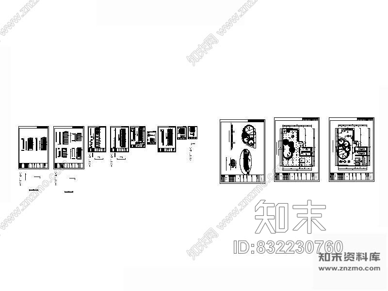 图块/节点桑拿装修详图Icad施工图下载【ID:832230760】