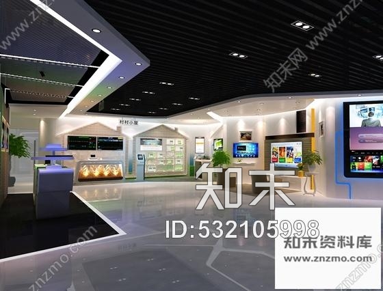 施工图北京时尚现代风格产品展示厅体验区设计方案cad施工图下载【ID:532105998】