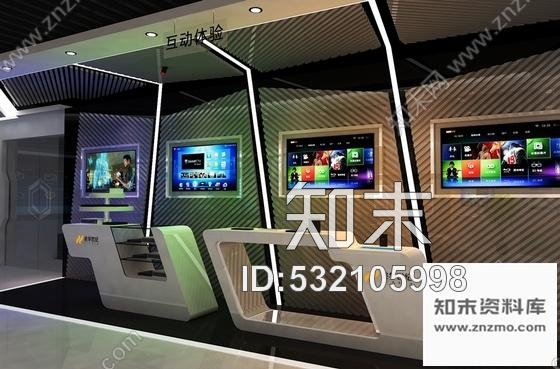 施工图北京时尚现代风格产品展示厅体验区设计方案cad施工图下载【ID:532105998】