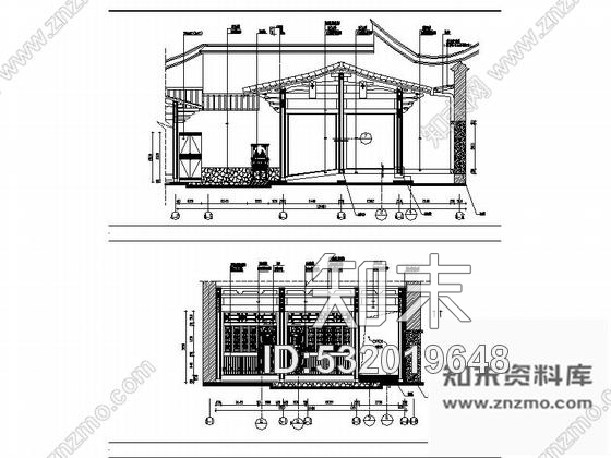 施工图原创福州朝代主题性客栈施工图含效果图、水电消防系统图施工图下载【ID:532019648】