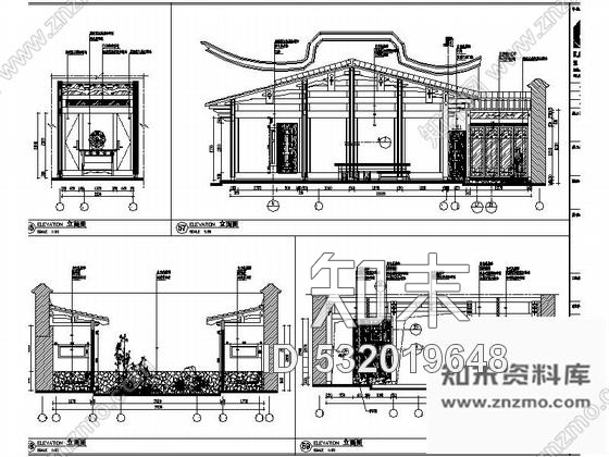 施工图原创福州朝代主题性客栈施工图含效果图、水电消防系统图施工图下载【ID:532019648】