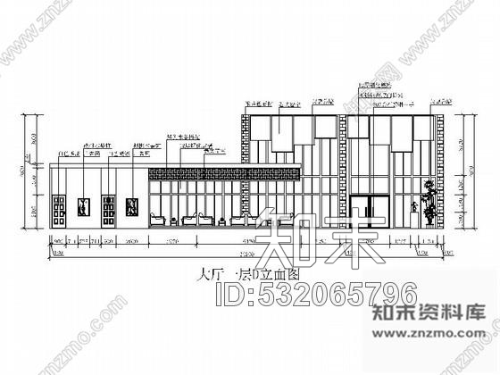 施工图简洁精雅售楼部全套室内装修图含效果施工图下载【ID:532065796】