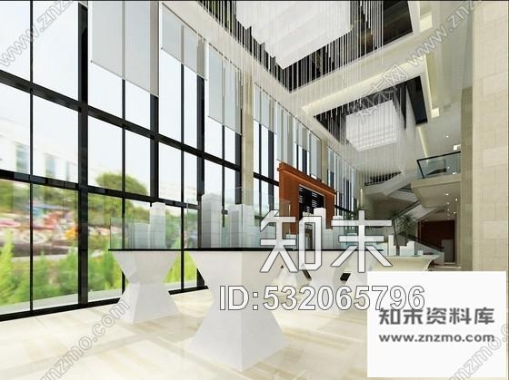 施工图简洁精雅售楼部全套室内装修图含效果施工图下载【ID:532065796】