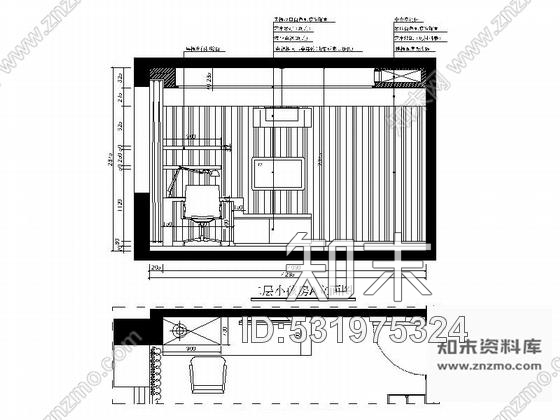 施工图福州现代简约风格三层别墅样板间装修图含效果cad施工图下载【ID:531975324】