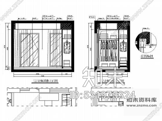 施工图福州现代简约风格三层别墅样板间装修图含效果cad施工图下载【ID:531975324】